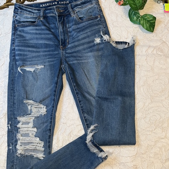 American Eagle Super Hi Rise Jeggings - Picture 4 of 7